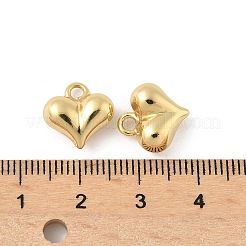 Heart Brass Charms&nbsp;KK-M327-02A-G