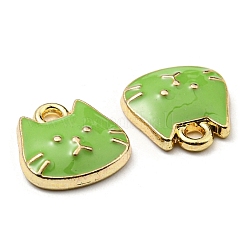 Golden Plated Alloy Charms&nbsp;X-ENAM-L042-01G
