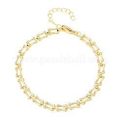 Brass Link Chain Bracelets for Women&nbsp;BJEW-C140-26G