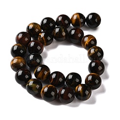 Three-color Natural Tiger Eye Beads Strands&nbsp;GG-F001-A01-01