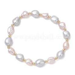 Natural Cultured Freshwater Pearl Beads Stretch Bracelets for Women&nbsp;BJEW-JB13210-01