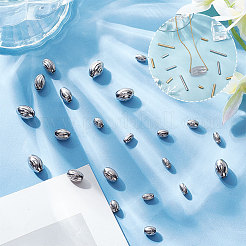 24Pcs 4 Styles 201 Stainless Steel Beads&nbsp;STAS-AR0001-56