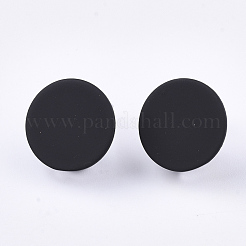 Spray Painted Iron Stud Earring Findings&nbsp;X-IFIN-S703-16A
