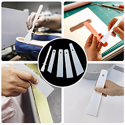 5Pcs 5 Styles Plastic Scraper Tools&nbsp;AJEW-CL0002-75