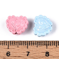 Baking Paint Alloy Beads&nbsp;PALLOY-T090-66