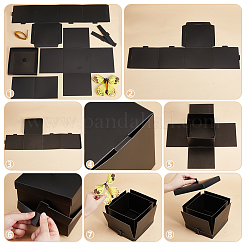 DIY Butterfly Flying Surprise Gift Paper Storage Boxes&nbsp;CON-WH0110-54A