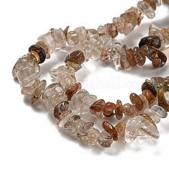 Natural Rutilated Quartz Beads Strands&nbsp;G-M205-92