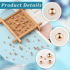 250Pcs 5 Styles Rack Plating Brass Spacer Beads&nbsp;KK-PA0001-02RG