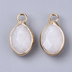 Natural White Jade Pendants&nbsp;G-S359-014E