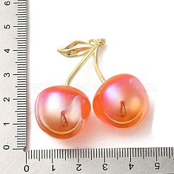 Rainbow Iridescent Plating Resin Pendants&nbsp;RESI-C047-02B-G
