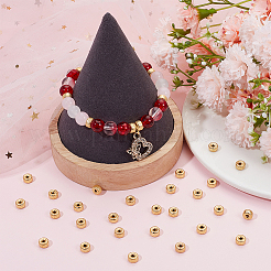50Pcs Brass Beads&nbsp;KK-BBC0012-09A