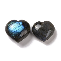 Heart Natural Labradorite Palm Stones&nbsp;G-K338-03