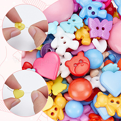 100G Plastic Buttons&nbsp;BUTT-SP0001-24
