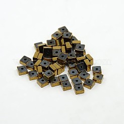 Electroplate Non-magnetic Synthetic Hematite Beads Strands&nbsp;G-J224D-06
