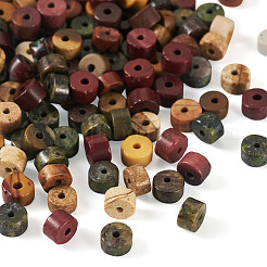 200Pcs 4 Styles Natural Dragon Blood & Picture Jasper & Natural Polychrome Jasper & Mookaite Beads&nbsp;G-TA0003-05A