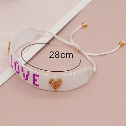 Bohemian Style Glass Seed Beads Braided Bead Bracelets for Women&nbsp;OD4633