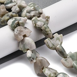 Natural Peace Jade Beads Strands&nbsp;G-F783-G08-01