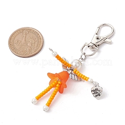 Glass Seed Bead Pendant Decorations&nbsp;HJEW-MZ00055-02