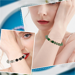 10Pcs 2 Colors Brass Micro Pave Cubic Zirconia Beads&nbsp;ZIRC-BBC0003-21B