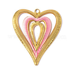 304 Stainless Steel Enamel Pendants&nbsp;STAS-OY018-06G