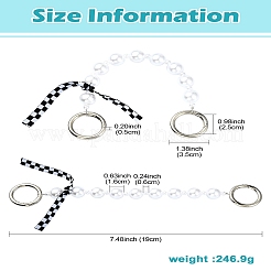 Plastic Beads Phone Case Beaded Chain&nbsp;AJEW-CJ00006