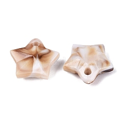 Two Tone Opaque Plastic Pendants&nbsp;KY-N025-51