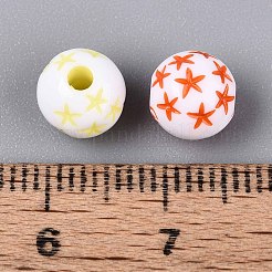 Opaque Acrylic Beads&nbsp;OACR-N150-06