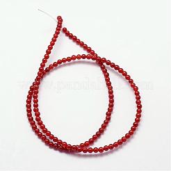 Natural Carnelian Beads Strands&nbsp;G-N0184-04-2mm