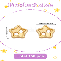 150Pcs 2-hole Alloy Buttons&nbsp;BUTT-LP0001-08