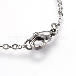 Brass Real Platinum Plated Cable Chains Bracelets&nbsp;BJEW-JB03974-03