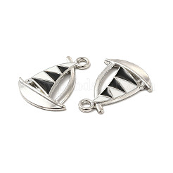 Alloy Enamel Pendant Rhinestone Settings&nbsp;ENAM-B050-14P