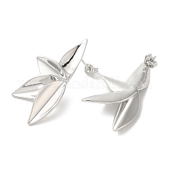 Brass Stud Earrings for Women&nbsp;EJEW-M251-04P