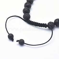 Nylon Cord Braided Bead Bracelets&nbsp;BJEW-F276-F