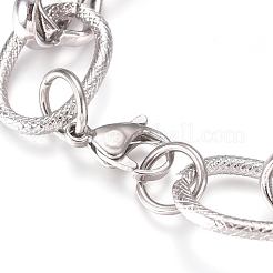 Tarnish Resistant 304 Stainless Steel Chain Bracelets&nbsp;BJEW-L661-07P
