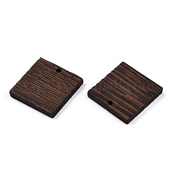 Natural Wenge Wood Pendants&nbsp;WOOD-T023-79