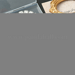 1Pc Zinc Alloy Pave Square Clear Glass Tennis Necklaces for Womem&nbsp;NJEW-SP0001-07S