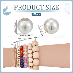 10Pcs 925 Sterling Silver Beads&nbsp;STER-PH0003-61A