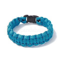 7 Inner Cores Polyester & Spandex Cord Braided Bracelets for Men Women&nbsp;BJEW-JB12509-02