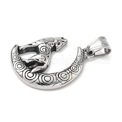 304 Stainless Steel Pendants&nbsp;STAS-D207-22AS