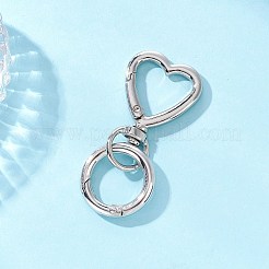 Zinc Alloy Heart Swivel Hook Clasps&nbsp;KEYC-JKC01440
