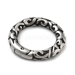 304 Stainless Steel Spring Gate Rings&nbsp;STAS-V008-16AS