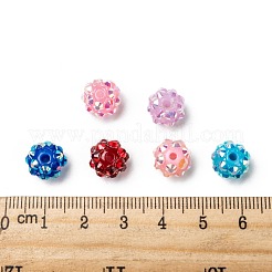 Resin Rhinestone Beads&nbsp;RESI-M019-10mm-M