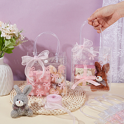 16Pcs Bowknot Pattern Plastic Gift Bags&nbsp;OCOR-BC0008-79