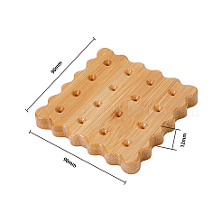Bamboo Coasters Heat Insulated Cup Pad&nbsp;AJEW-WH0323-33