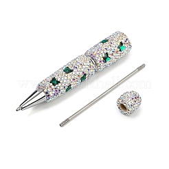 Polymer Clay Rhinestones Ball-Point Pen&nbsp;OFST-D300-04P-C