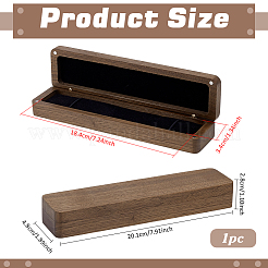 Rectangle Wooden Hairpin Storage Boxes&nbsp;CON-WH0112-011