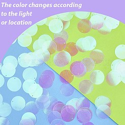 80g Iridescent PVC Paillette/Sequins Pendants&nbsp;KY-SC0002-49D