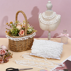 25M Nylon with Spandex Lace Wrinkle Ribbon&nbsp;OCOR-BC0009-48A
