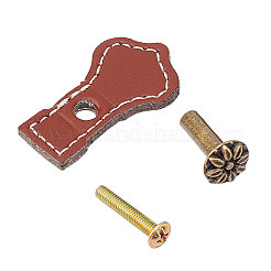PU Leather Drawer Handles&nbsp;FIND-WH0052-49A
