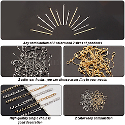 Vertical Bar Drop Earring DIY Making Kit&nbsp;DIY-UN0003-04